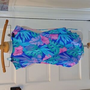 Vintage Swim Bathing Suit One Piece Slim Allure